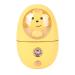 Face Steamer USB Rechargeable Mini Facial Mist Sprayer Cute Animal Design Vibration Compact and Small 35ml Water Tank for Traveling (Yellow)