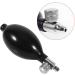 Black Manual Blood Pressure Latex Bulb - Replacement with Air Release Valve - Buy Online on GoSupps.com