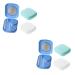 Gatuida 6 sentences contact lens container travel-owner travel lens case lens container eye lens-organizer care solution suite color contact lenses storage box