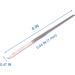 Stainless Steel Nail File Set - 4 Pack, 8 Inches Long, Sharp Pointed Tips, Curved Design, Sapphire Grit - Heavy Duty Fingernail Files for Natural Nails - Buy Online on GoSupps.com