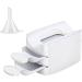 Soaking Powder Tray French Tip Powder Tray French Tip Kit Double Layer Soaking Powder Trays 2-in-1 Soaking Powder Trays Recycling Case - Buy Online on GoSupps.com