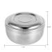 Men's Wet Shaving Soap Mug Bowl - Silver Metal Face Cleaning Tool with Lid for Ultimate Grooming Experience - Buy Online on GoSupps.com
