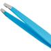 REMOS Stainless Steel Eyebrow Tweezers - 9.5 cm Straight Tip in Blue | Precision Grooming Tool for Flawless Eyebrows - International Shipping Available - Buy Online on GoSupps.com