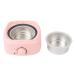 Sweet Pink Wax Warmer Set for Hair Removal - Mini Rose Electric Heater with Transparent Lid (EU Plug) | Ideal for Girls & Women - Buy Online on GoSupps.com