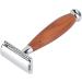 Dekaim Wooden Handle Razor | Classic Men's Double Blade Safety Razor | Premium Manual Shaving Experience - Buy Online on GoSupps.com