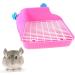 FOMIYES Toilet for Guinea Small Hamster Ferret Pink Lacework Gerbil Trainer Litter Potty Bunny Chinchilla medium Pink - Buy Online on GoSupps.com