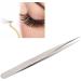 Premium Stainless Steel Eyelash Extension Tweezers - Silver Straight Tweezers for Manicure | International Shipping - Buy Online on GoSupps.com