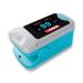 GIMA OXY-3 pulseximeter portable finger pulse oximeter captures the oxygen content in the blood and the heart rate comprises 2 batteries swiveling spo2 screen languages: IT DE SE HU RO