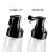 Barber Powder Spray Bottle Set - Refillable Hair Fiber Applicator for Hair Salon & Home Beauty - 2 Pack (140ml+140ml) - Buy Online on GoSupps.com
