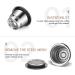 Refillable Coffee Espresso Capsules Stainless Steel Reusable Coffee Pods Compatible for NES presso Machines - Buy Online on GoSupps.com