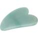 Aventurine Scraping Board Face Massage Tool Gua Sha Green Unique Design for Meridian Dredging  - Buy Online on GoSupps.com