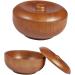 Frcolor Wooden Hairdressing Bowl & Shaving Mug - Premium Foam Shell for Men | Eco-Friendly Bamboo Shaving Accessories - Buy Online on GoSupps.com