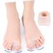 Hemoton Toe Splitter and Protector Set - 4 Pairs | Reusable Toe Spacers for Men | Breathable Fiber Toe Separators and Covers - Buy Online on GoSupps.com
