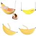 Banana Hamster Bed House Hammock Small Animal Warm Bed House Cage Nest Hamster Accessories for Sugar Glider Hamster Small Bird Pet - Buy Online on GoSupps.com