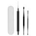 ZIEM 3PCS Ear Wax Removal Tools with Light & Storage Case Portable Ear Spoon Earpick ing Kit for Kids & Adults Ear Care Set