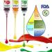 Nemor Food Colouring-24 Colour x 10ml Concentrated Liquid Cake Colouring Set for Baking Decorating Icing and Cooking-Rainbow Food Airbrush Dye for DIY Slime and Crafts Making Kit- 10ml Each - Buy Online on GoSupps.com