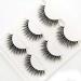 3D Mink False Eyelashes - Handmade Reusable Natural Black - Thick & Long - 3 Pairs (3D-22) | International Shipping - Buy Online on GoSupps.com