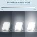 Ultra-Thin 10000 Lux Light Therapy Lamp | UV-Free, Touch Control, Stepless Brightness | 4 Timer Functions | Memory Function | 90 Rotatable Stand | White - Buy Online on GoSupps.com