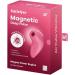 Satisfyer Magnetic Deep Pulse - Air Pulse Technology | 11 Intensities | 4D Satisfaction | Waterproof & Rechargeable | Skin-Friendly Silicone (Pink - Buy Online on GoSupps.com