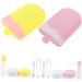 Buy Healeved Contact Lens Container with Mirror - Practical Organizer for Colored Lenses - Set of 2 Random Colors - 8x5cm - Buy Online on GoSupps.com