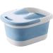 ZJchao Bain de Bain Pied Baignoire Pied Pliable avec Rouleaux de Massage Pied Pliable Pied Pliable Baignoire de Bain avec Couvercle de Poign e (BLUE) Bleu - Buy Online on GoSupps.com