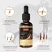Natural Organic Ginseng Hair Growth Serum | Herbal Formula with Radix Polygoni & Ginger | 1 oz (Pack of 2) - Worldwide Shipping - Buy Online on GoSupps.com