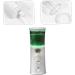 VINTORKY 1 Set Hydrating Instrument Face Humidifier Travel Humidifier Handheld Clothes Steamer White Abs 12X4.5X4.3cm - Buy Online on GoSupps.com