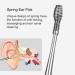 7Pcs/Set Stainless Steel Ear Wax Pickers Ear Cleaner Curette Care Tool Spoon Remover - Buy Online on GoSupps.com
