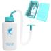 XIXIAN Ear Washer Bottle Kit with Basin - Flexible Tip for Safe Ear Cleaning - Adults and Kids Ear Irrigation & Wax Removal Tool - Buy Online on GoSupps.com