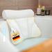 VYBELLE BATER WANNENISTIONS BUTMACTIVE 4D AIR Mesh Perfect ergonomic fit Bath pillow for relaxation of the neck and back - including extra carrying bag - Bath Tub Pillow designed in Germany