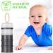Vicloon Portable Baby Milk Powder Dispenser - 4 Layers Stackable Pots, 120ml per Layer - Gray & White - Buy Online on GoSupps.com