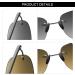 Devirld Bifocal Reading Glasses - UV400 Sports Sunglasses for Men & Women - Retro Classic Safety Glasses | 2 Pairs Black & Brown 2.0x - Buy Online on GoSupps.com