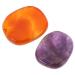DOITOOL Facial Tool Facial Tool 2pcs Healing Crystals and Stones Kit Include Chakra Stones Trumbled Stones Selenite Stick and Crystal kit for Yoga Witchcraft Beginners Yoga Decor Yoga Decor