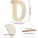 30cm Large Wooden Letter for Crafts & Children's Names - Capital Alphabet Unfinished MDF Wood Slice for Nursery Wall Decor - Buy Online on GoSupps.com