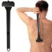 Dhqkqg back hair remover back razor removable body razor men foldable back-razor apparatus men's razor ergonomic handle effective back shave