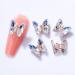 3D Nail Art Rhinestone Crystal AB Butterfly Charms Sparkle Nail Decoration Jewerlry Hand Craft DIY Accessories (MJ01)