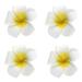Case Cover 4pcs Frangipani Hairpin Hawaiian Flower Hair Clip Barrette Tropical Wedding Bridal Orchid Hair Clip Accessories