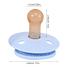 Virtcooy 5-Piece Silicone Pacifiers Set for Infants - Natural Rubber Newborn Pacifiers with Large Air Holes - Ideal for Teething - Blue - Buy Online on GoSupps.com