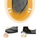 Men's Lightweight Non-Slip Diabetic Slippers - Adjustable Arch Support - Grey - Size 6.5 - Buy Online on GoSupps.com
