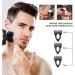 Buy 6 in 1 USB Rechargeable Head Shavers for Bald Men - Waterproof Electric Shaver with FIVE Floating Heads Beard Nose Ear Hair Trimmer & Facial Brush (Gold - Buy Online on GoSupps.com