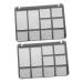 2 pi ces Palette Fard Paupi res Magn tique Vide Plateau Maquillage Compact Portable Rangement et Anti-chute pour Ombre Paupi res Voyage et Cr ation Maquillage