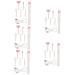 FRCOLOR 5 Sets Nail Polisher Plastic White Nail Grinder Manicure