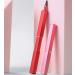Dual End Professional Lip Brush Set - Retractable Lipstick & Concealer Applicators for Women & Girls - Pink Makeup Tool - Buy Online on GoSupps.com