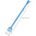 Blue Long Handle Back Scratcher & Shoe Horn - Itching Relief & Body Massager | International Shipping - Buy Online on GoSupps.com