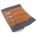 Wizard Wand Makeup Brush Set - Magic Eyeshadow Brushes & Faux Leather Roll | Shop Now! - Buy Online on GoSupps.com