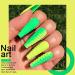 Arte Clavo 15ml Neon Yellow Orange Gel Nail Polish Set - Pack of 5 Popular Colors - Soak Off UV LED Manicure Varnish - Buy Online on GoSupps.com