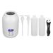 Psytfei Massage Oil Heater LED Display Touch Control Temperature Adjustment With Two Oil Bottle Dispensers 110-240V(EU Plug)