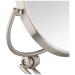 Jerdon 6-Inch Folding Travel Mirror with 10X Magnification - Nickel Finish | Model MC450N - Buy Online on GoSupps.com