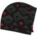 Red Poker Microfiber Hair Towel - Super Absorbent Coral Velvet Wrap for Long Curly & Thick Hair - Buy Online on GoSupps.com
