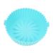 Zerodeko Mat Pot Supply Silicone Kitchen Wear-Resistant Liner Washable Fryer Accessory Liners Convenient Blue 16.5X16.5CM